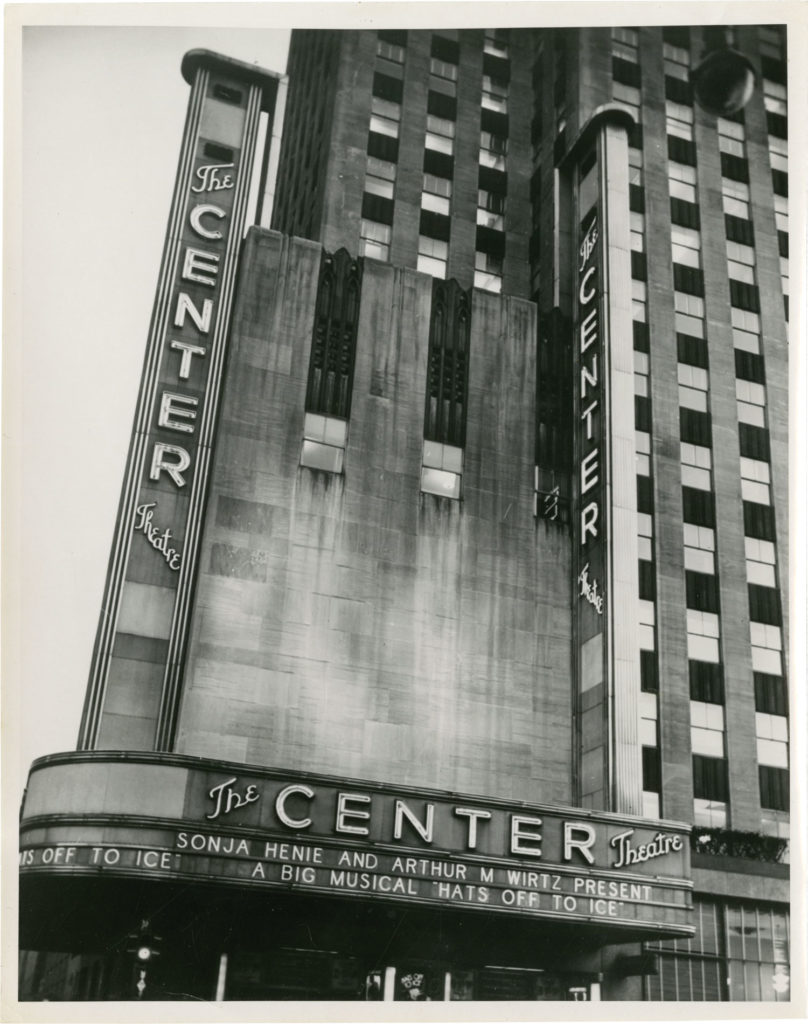 Hats Off to Ice at the Center Theatre, 1945.